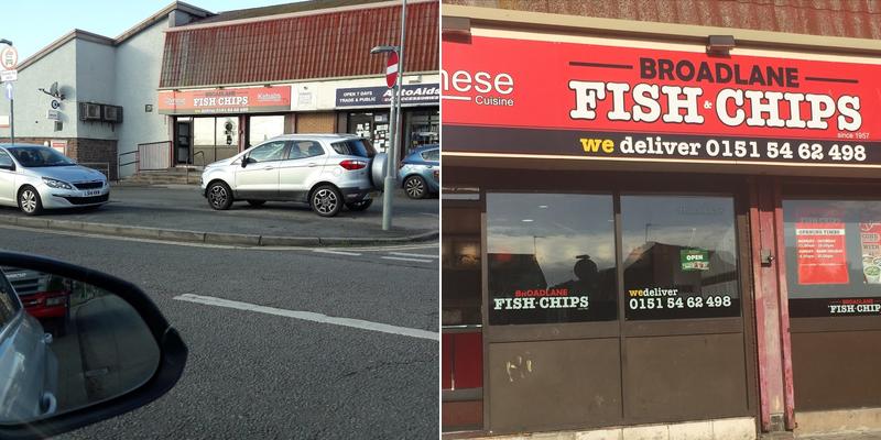 Broad Lane Chippy - Kirkby Liverpool