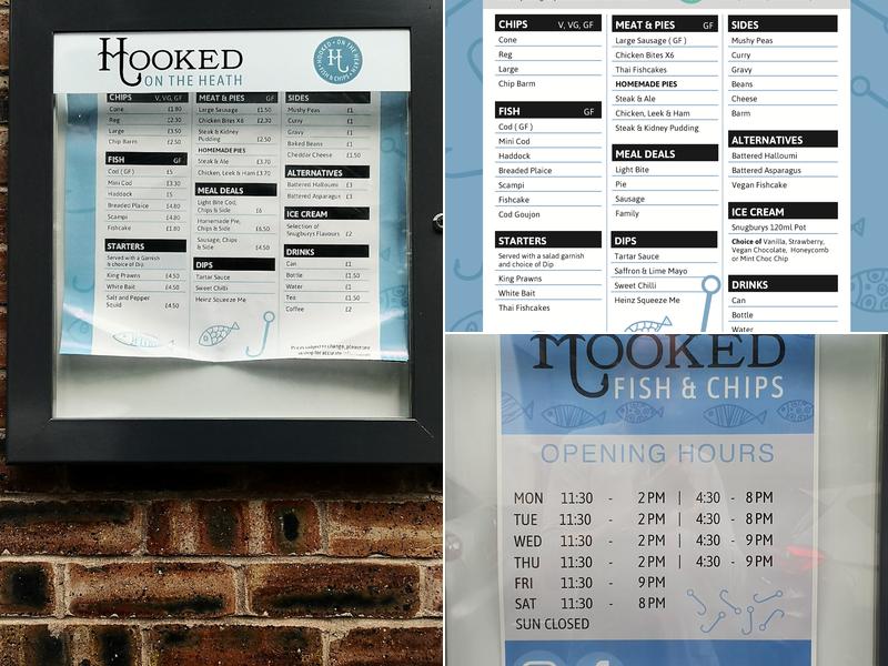 Hooked on the Heath Menu