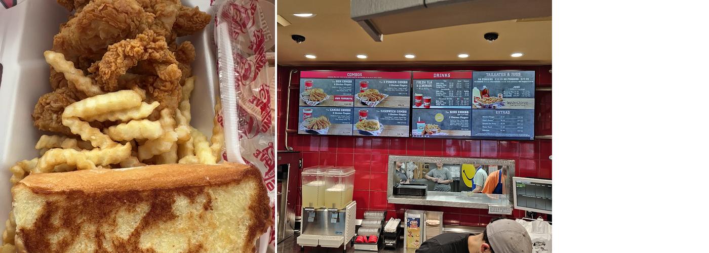 Raising Cane's Chicken Fingers Menu