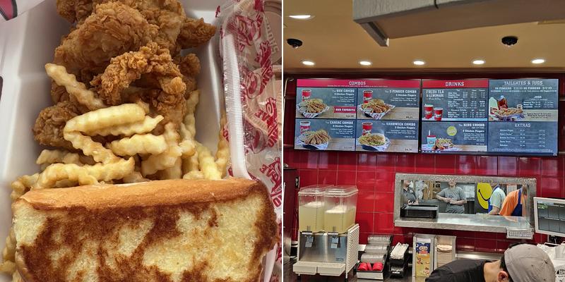 Raising Cane's Chicken Fingers Menu