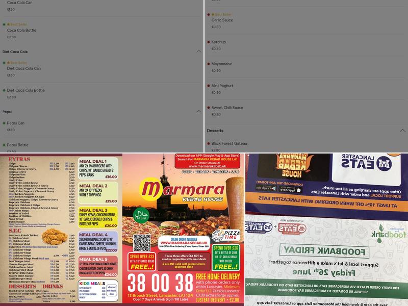 Marmara Kebab House-HALAL~ Menu