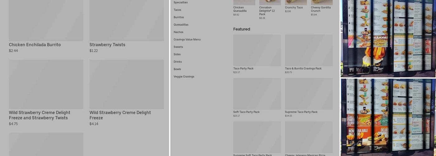 Taco Bell Menu