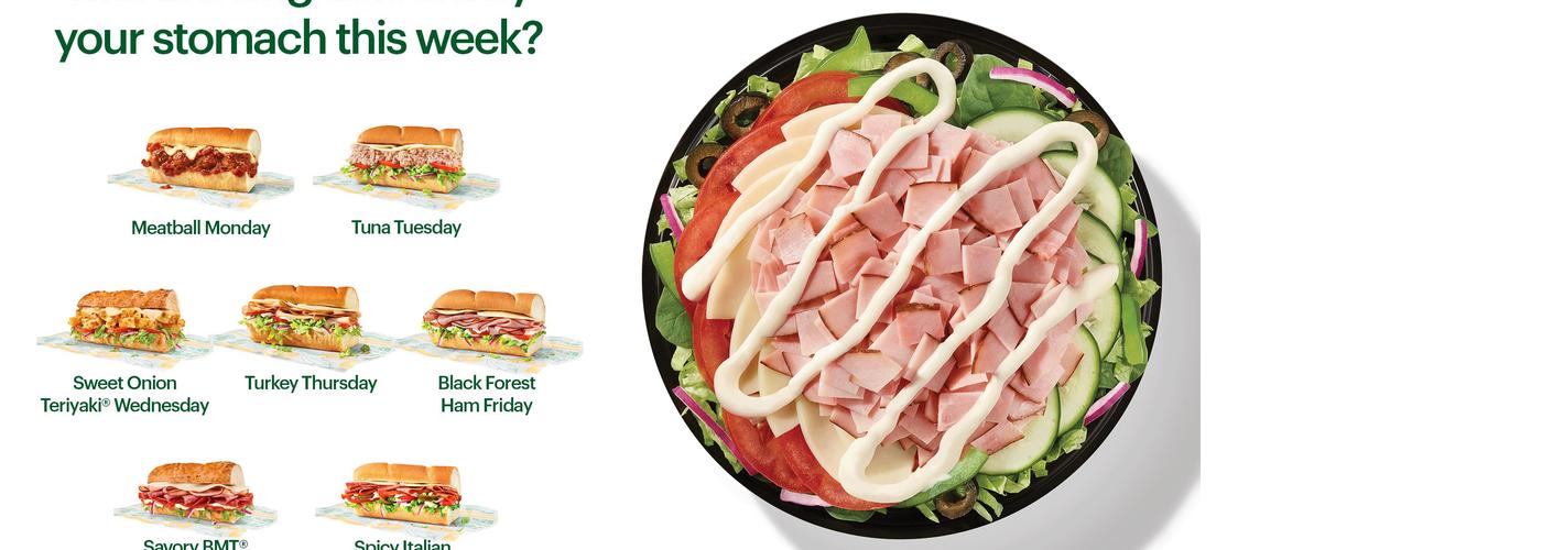 Subway Menu