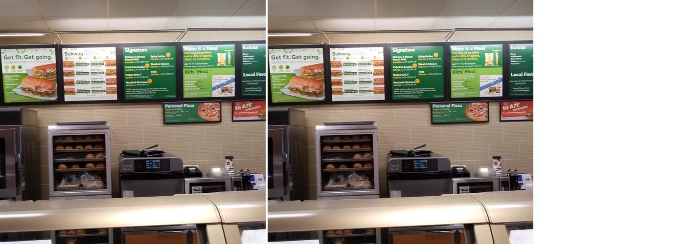 Subway Menu
