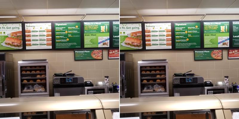 Subway Menu