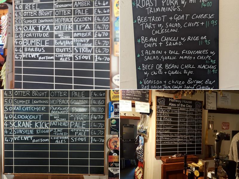 The Halfway House Menu