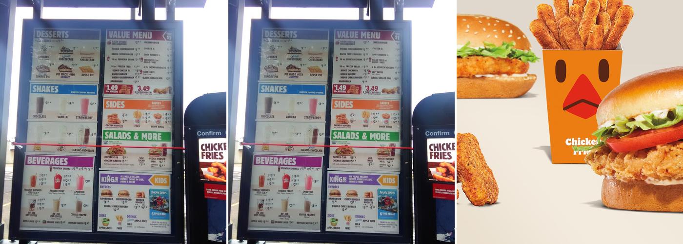 Burger King Menu