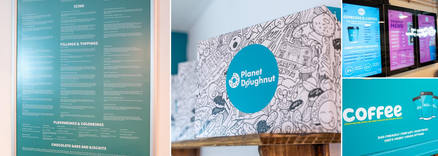 Planet Doughnut Telford Menu