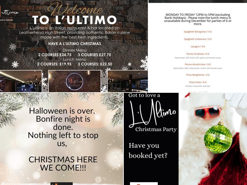 L’ULTIMO CUCINA ITALIANA Menu