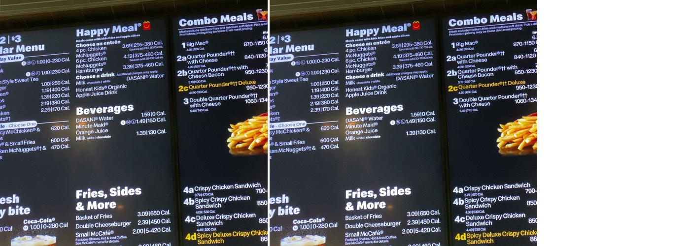McDonald's Menu