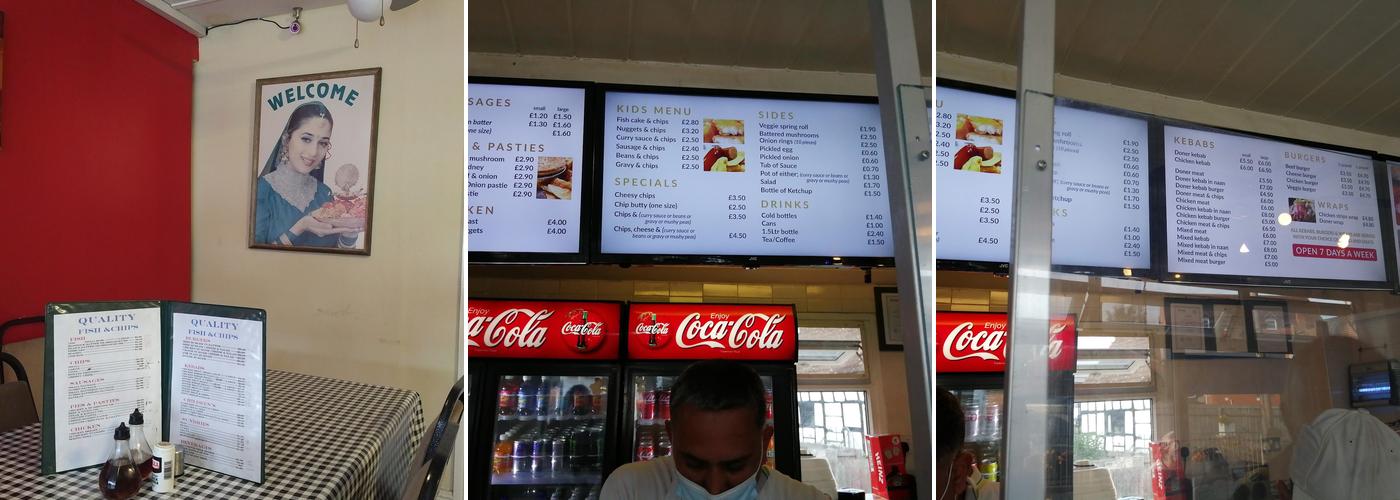 Quality Fish & Chips Menu