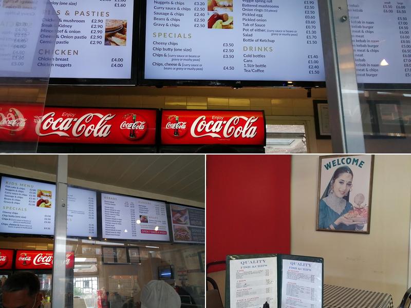 Quality Fish & Chips Menu