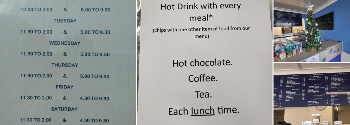 Lee-On-The-Solent Fish & Chippy Menu