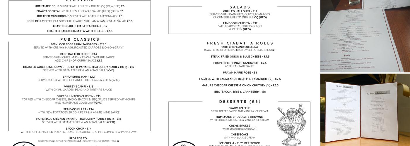 The Pound Inn - Tap House & Eatery Menu