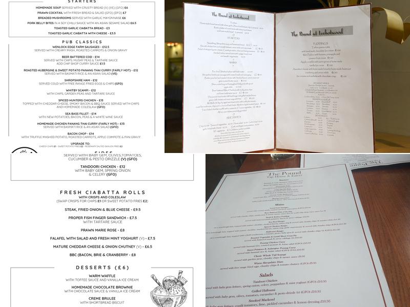 The Pound Inn - Tap House & Eatery Menu
