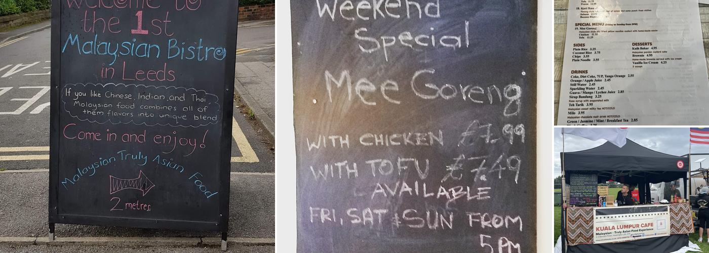 Kuala Lumpur Café Headingley Menu