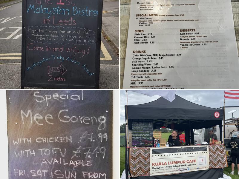 Kuala Lumpur Café Headingley Menu