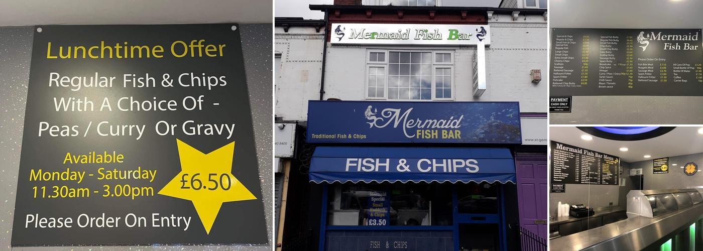 Mermaid Fish Bar Menu