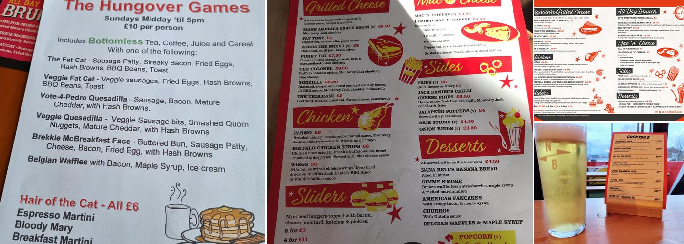 Alley Cats Cafe Bar & Music Emporium Menu