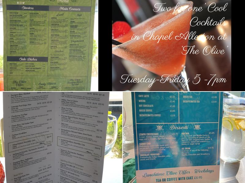 The Olive Chapel Allerton Menu