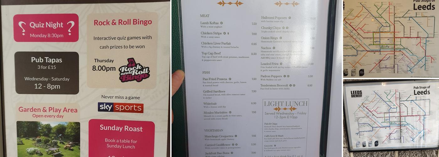 Myrtle Tavern Menu