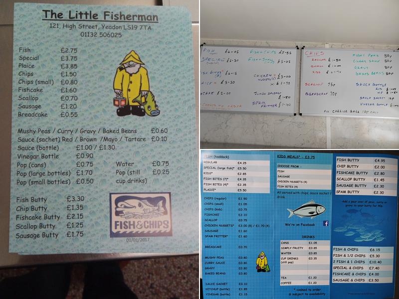 Little Fisherman Menu