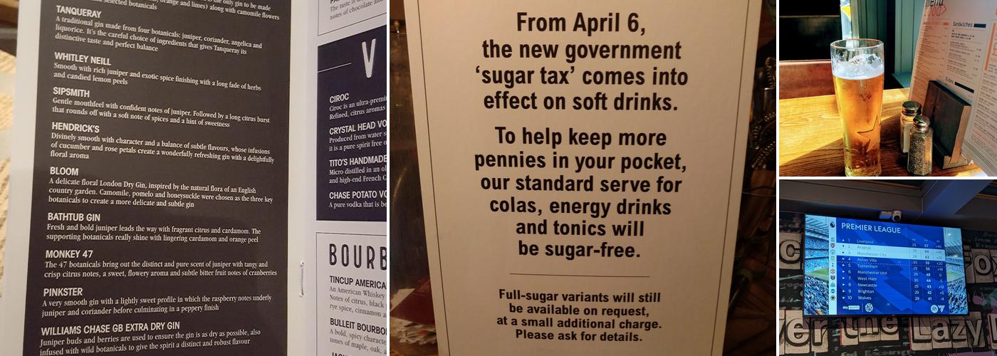 Editor's Draught Menu