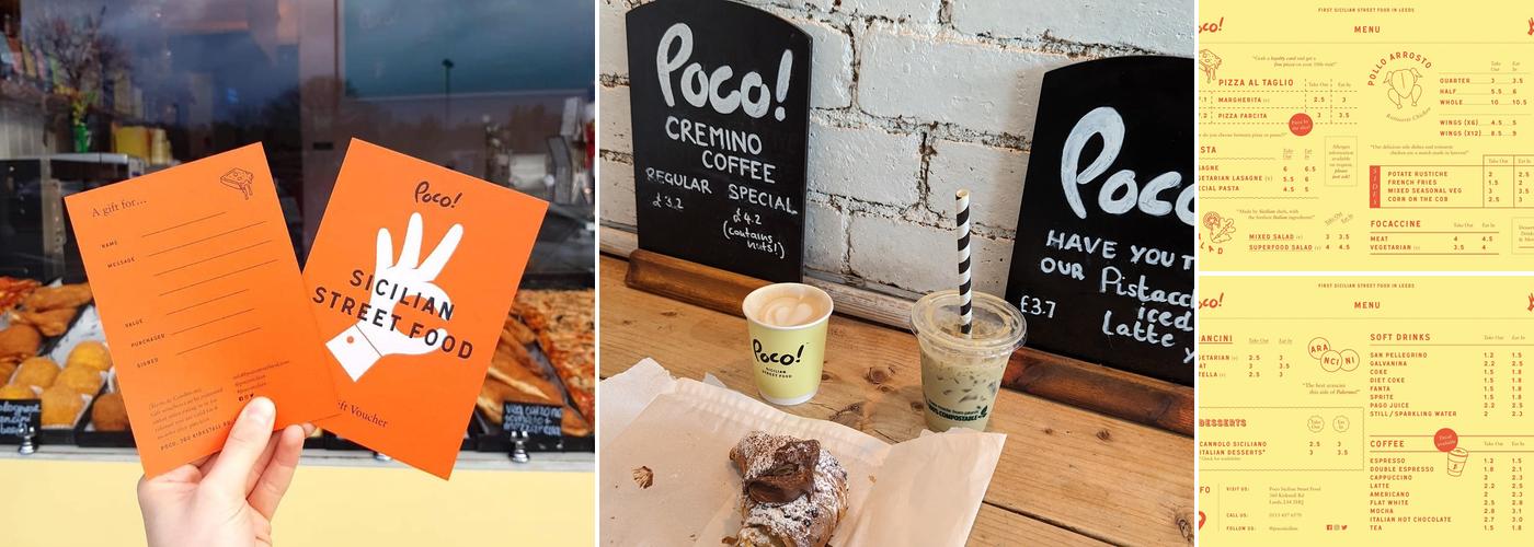 Poco Sicilian Street Food Menu