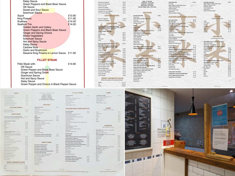 Rice Paper Cantonese Restaurants & Takeaway Menu