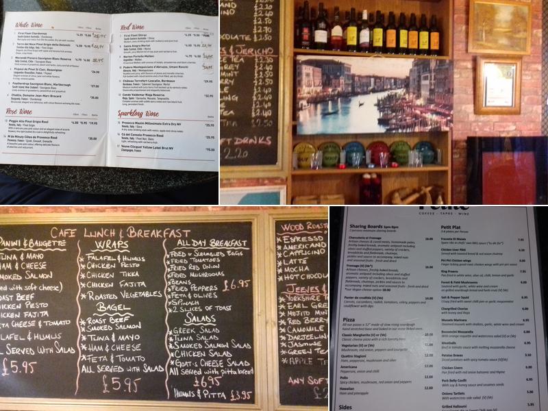 La Petite Roundhay - Coffee, Bar & Restaurant Menu