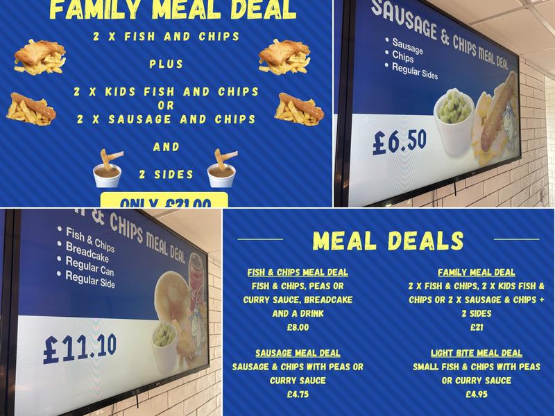 Shadwell Village Fish Shop Menu