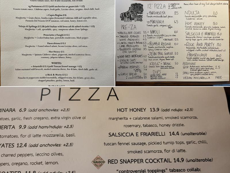 Pizza Loco Menu