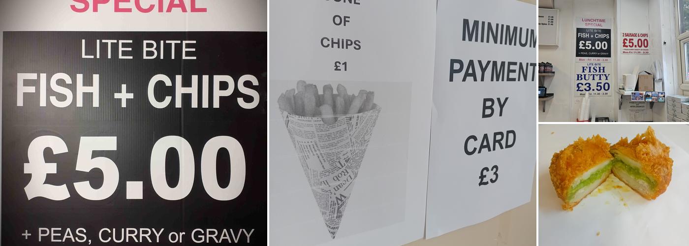 Kirkstall Fisheries Menu