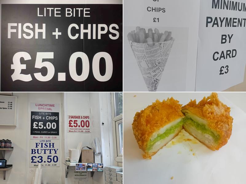 Kirkstall Fisheries Menu