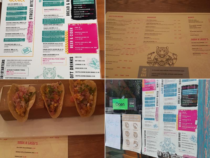 The Cat's Pyjamas Menu