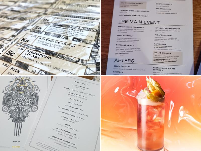 The Alchemist Trinity Menu