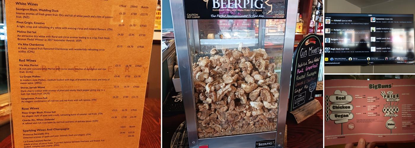 The Brewery Tap Menu