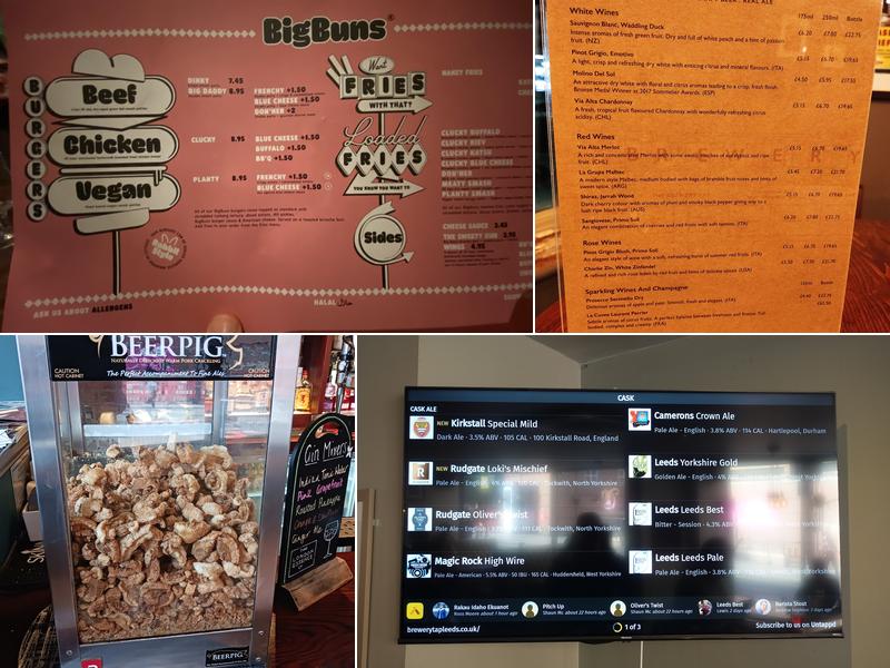 The Brewery Tap Menu