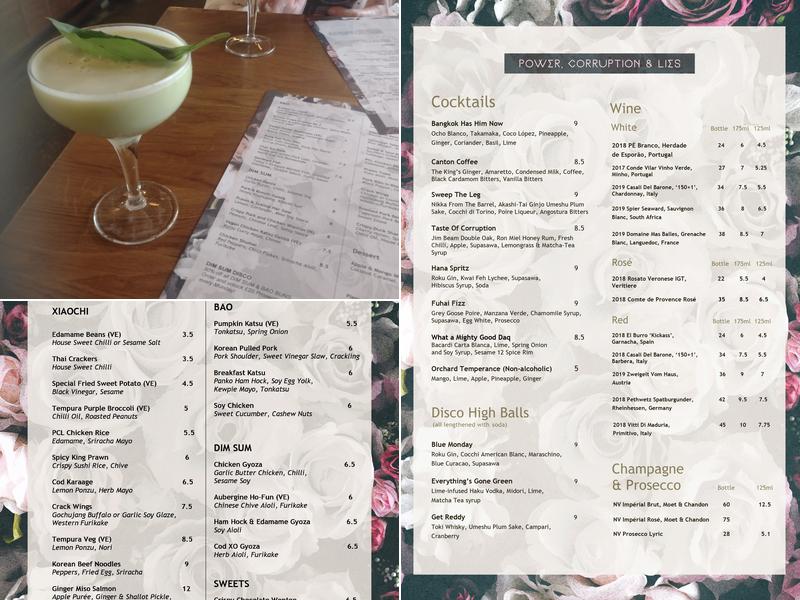 Power, Corruption & Lies Menu