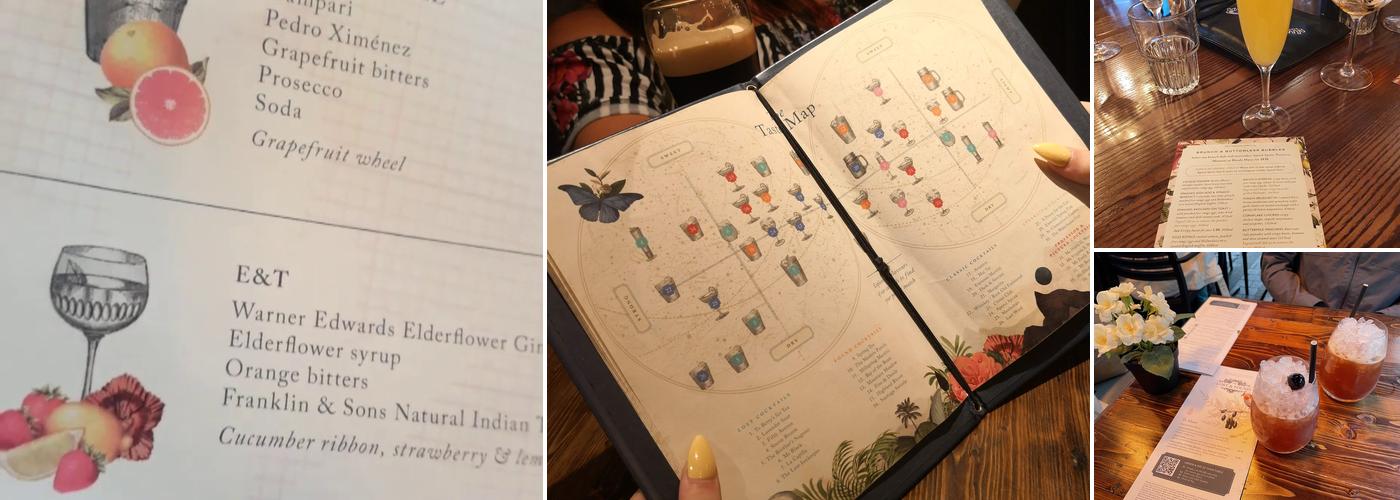 Lost & Found Leeds Menu