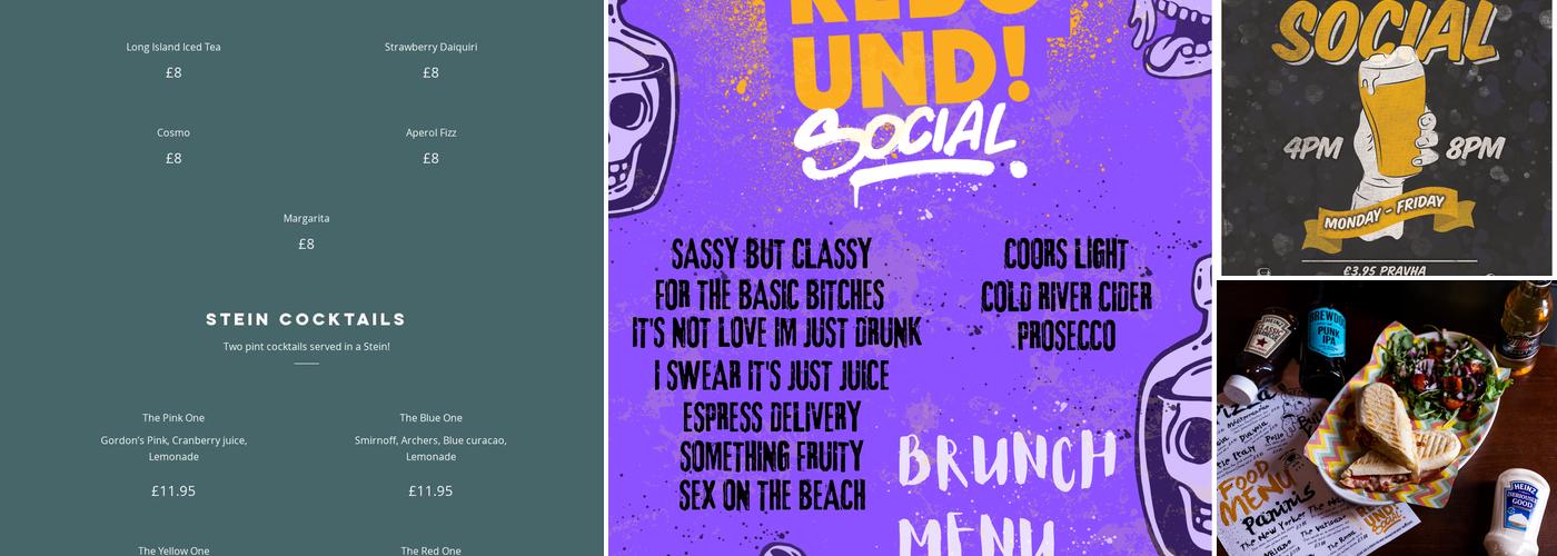 Rebound Social Menu