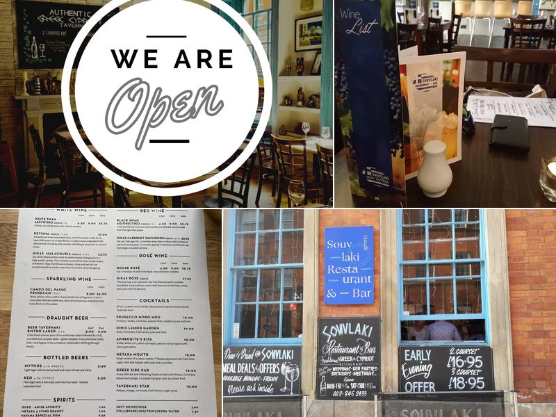 Tavernaki Bistro Menu