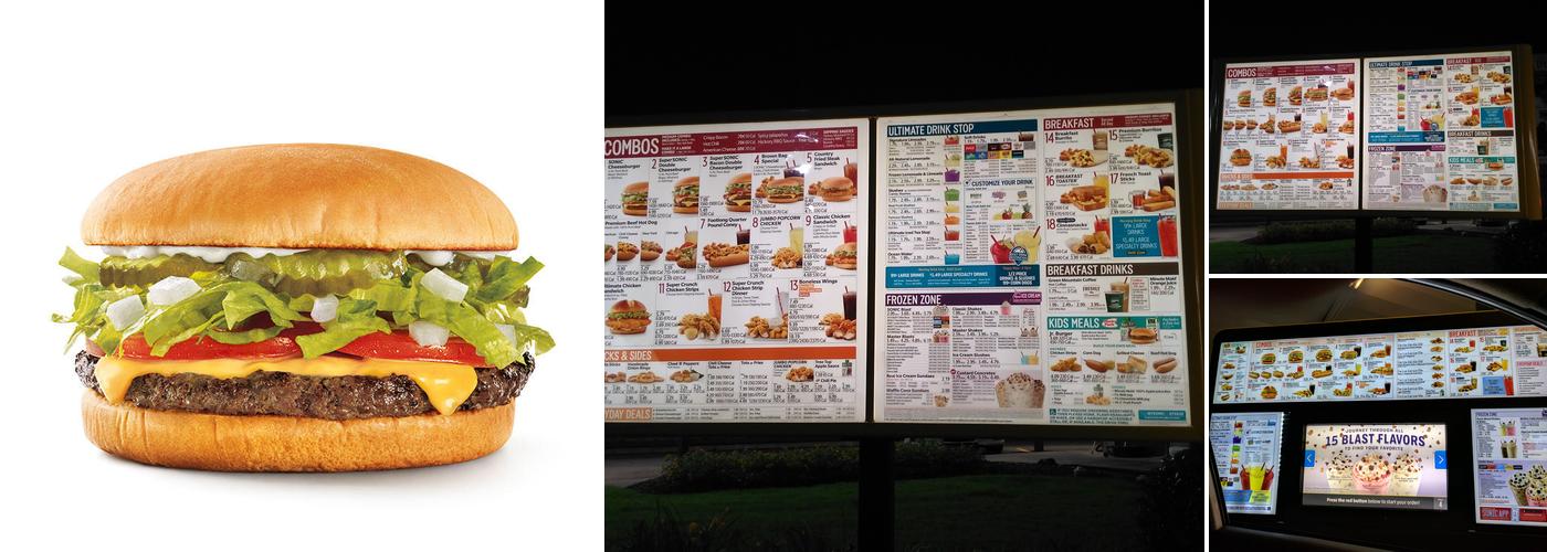 Sonic Drive-In Menu