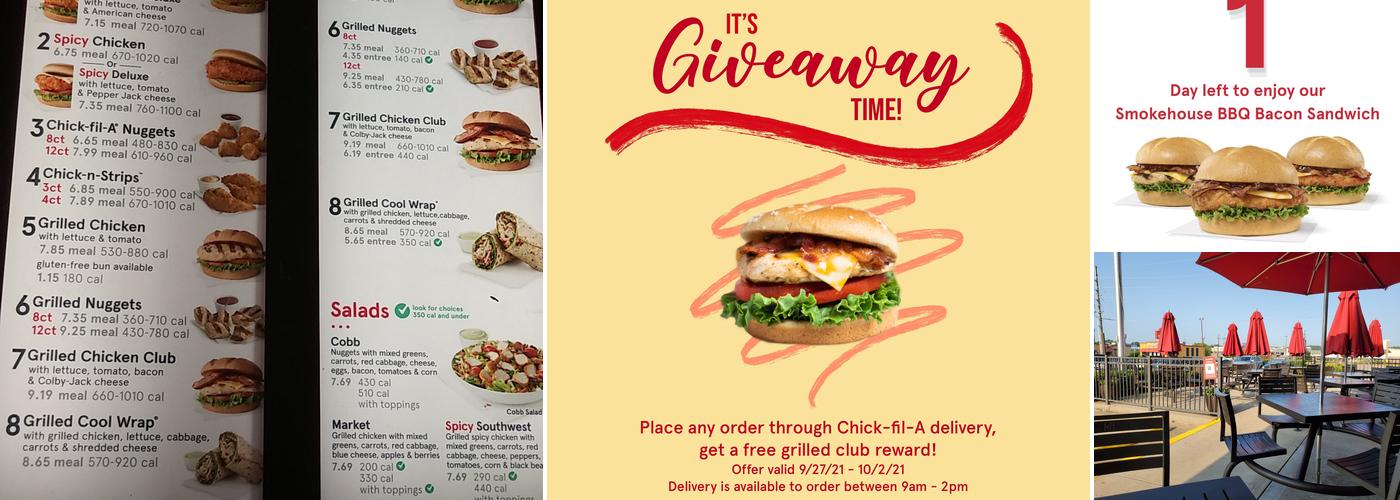 Chick-fil-A Menu