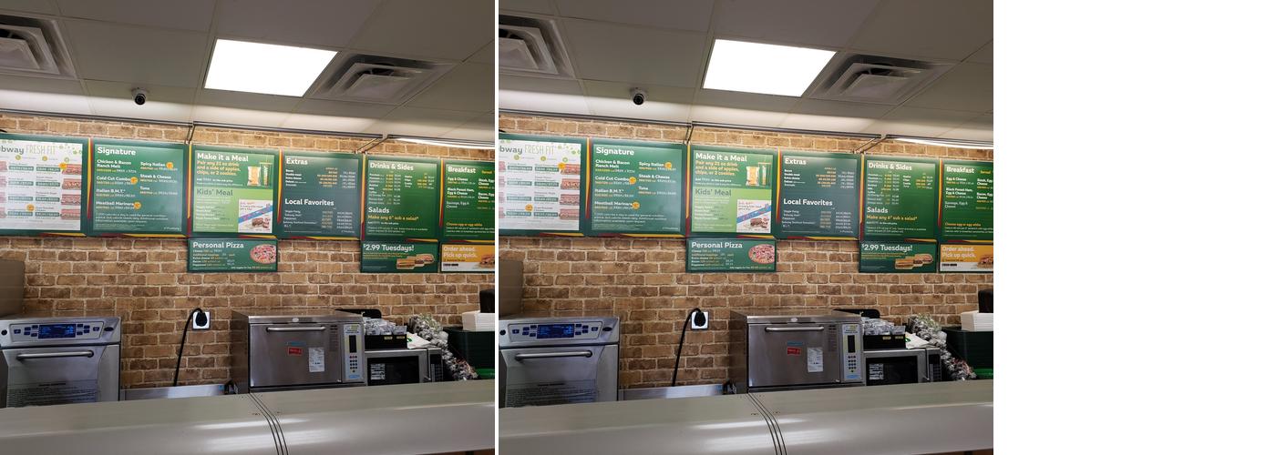 Subway Menu