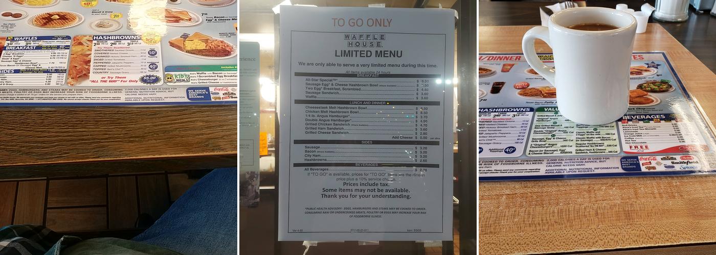 Waffle House Menu