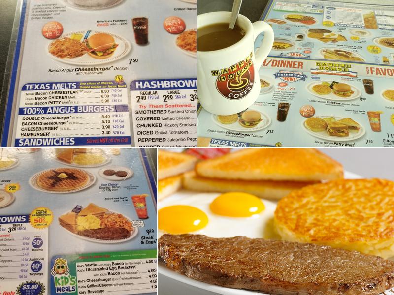 Waffle House Menu