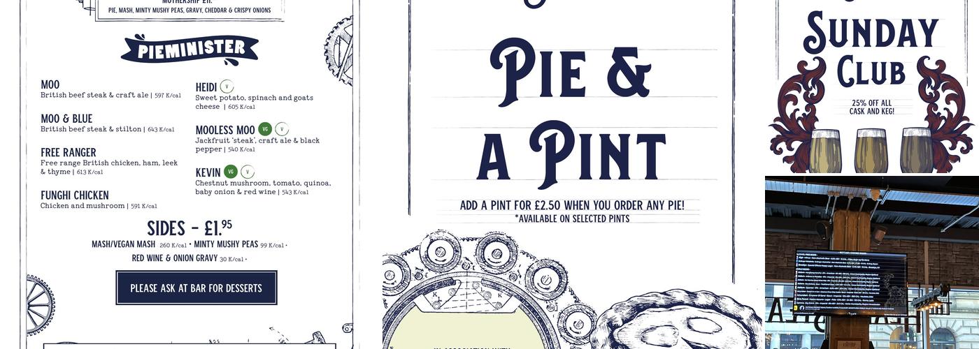 The Head of Steam Leeds - Park Row Menu