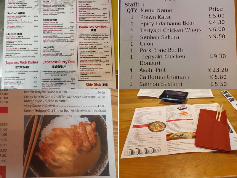 Senbon Sakura Cafe & Japanese Kitchen Menu