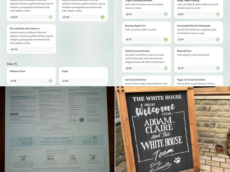 The White House Menu